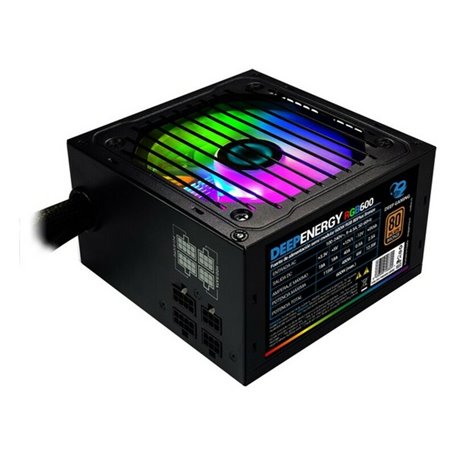 Bloc dAlimentation CoolBox DG-PWS600-MRBZ ATX 600W RGB Noir Ø 12 cm x 