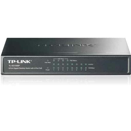 Commutateur Réseau de Bureau TP-Link TL-SG1008P 8P Gigabit 4xPoE Gigab