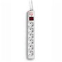 Multiprise 6 Prises avec Interrupteur Salicru 680BA000003 Blanc (1,5 m