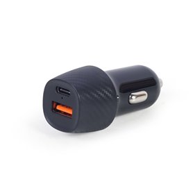 Chargeur de voiture GEMBIRD TA-U2QC3-CAR-02 Noir