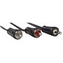 Câble Audio Jack vers 2 RCA Hama 00205110 1,5 m Noir