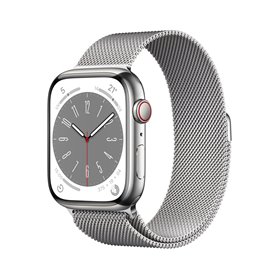 Montre intelligente Apple Watch S8 45 mm 1,9" Argenté