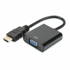 Adaptateur HDMI vers VGA Digitus DIGITUS Convertidor HDMI a VGA Noir