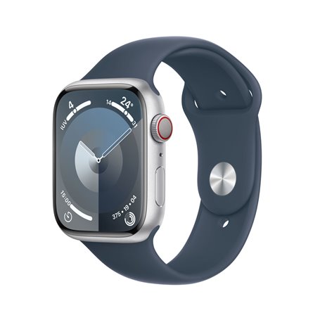 Montre intelligente Apple Watch Series 9 Bleu Argenté 45 mm