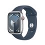 Montre intelligente Apple Watch Series 9 Bleu Argenté 45 mm