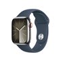 Montre intelligente Apple Watch Series 9 Bleu Argenté 41 mm