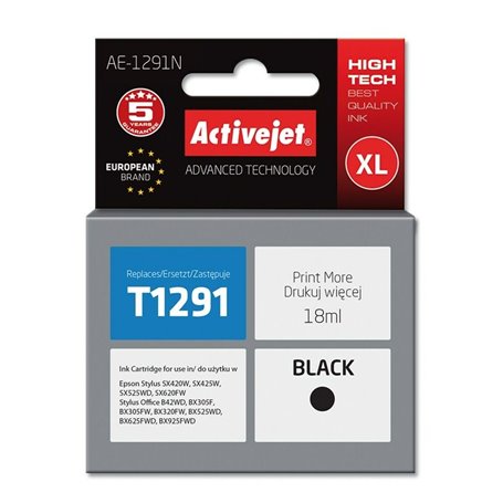 Cartouche d'encre originale Activejet AE-1284N Noir