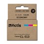 Cartouche d'encre originale Actis KC-513R Cyan/Magenta/Jaune