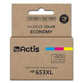 Cartouches de remplacement Actis KH-653CR Jaune Cyan Magenta Cyan/Mage