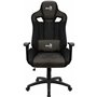 Chaise de jeu Aerocool EARL AeroSuede 180º Noir