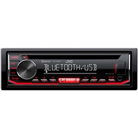 Autoradio CD Kenwood KD-T702BT Noir Rouge