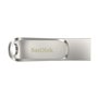 Clé USB SanDisk Ultra Dual Drive Luxe Argenté Acier 256 GB