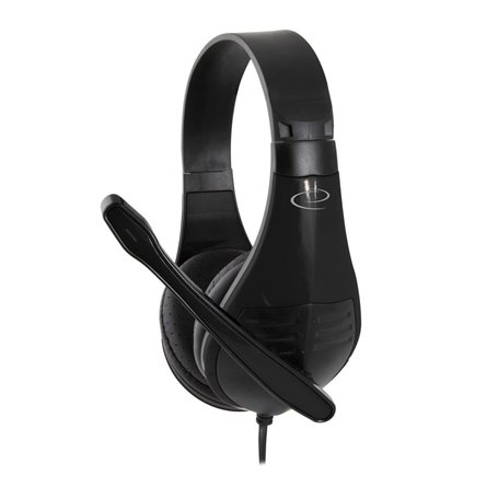 Casques avec Microphone Esperanza EH209K Noir