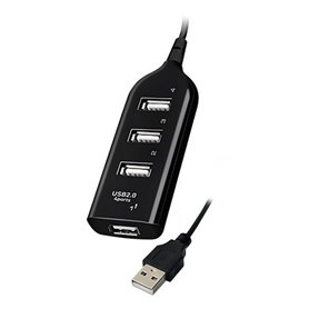 Hub USB Vakoss TC-234UX Blanc Noir