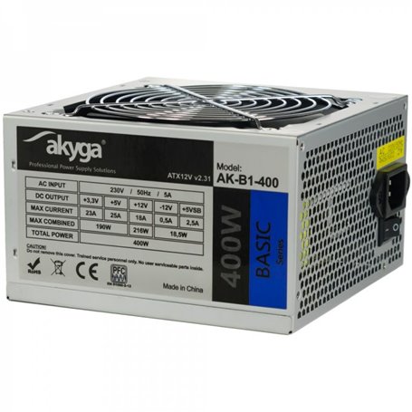 Bloc dAlimentation Akyga AK-B1-400 400 W ATX RoHS