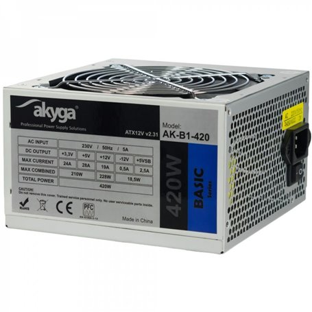 Bloc dAlimentation Akyga AK-B1-420 420 W ATX RoHS CE REACH