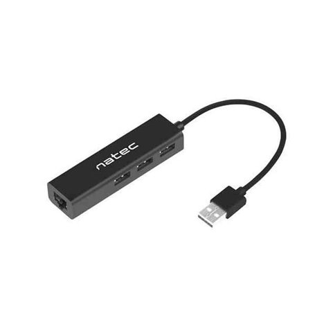 Hub USB Natec Dragonfly Noir