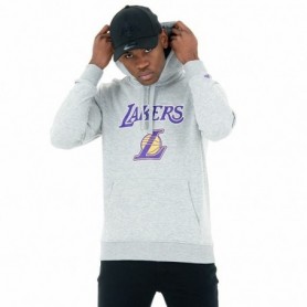 Sweat à capuche unisex New Era LA Lakers Gris XL