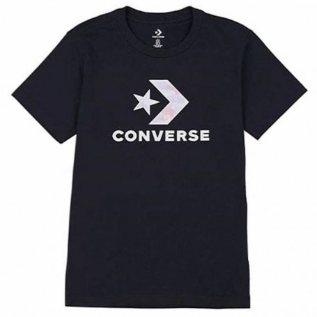 T-shirt à manches courtes femme Converse Seasonal Star Chevron Noir S
