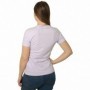 T-shirt à manches courtes femme Converse Seasonal Star Chevron Lavande M