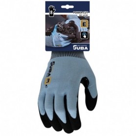 Gants de travail JUBA K-Rock Noir Bleu Tactile Fibre Nitrile 7