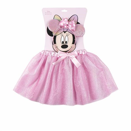 Déguisement enfant Disney Rose Minnie Mouse (2 Pièces)