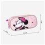 Trousse Fourre-Tout Double Minnie Mouse Rose 22,5 x 8 x 10 cm