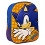 Cartable 3D Sonic Orange Bleu 25 x 31 x 9 cm