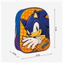 Cartable 3D Sonic Orange Bleu 25 x 31 x 9 cm