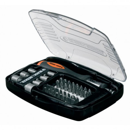 BLACK & DECKER Kit de tournevis a cliquet avec 40 accessoires 23,99 €