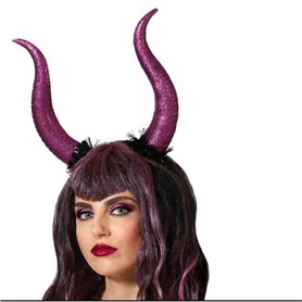 Serre-tête Sorcière Halloween Violet