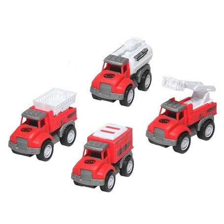 Ensemble de mini camionnettes Rouge