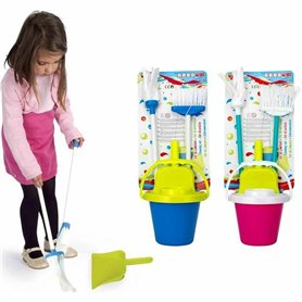 Kit de nettoyage et de rangement Cleaning Home 16 Seau Balai Pelle Ser