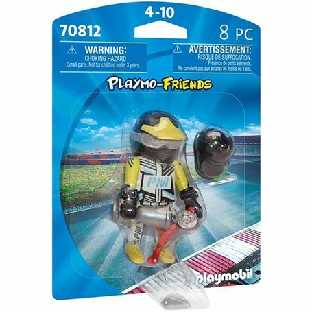 Figurine Playmobil 70812 Pilote de Course 70812 (8 pcs)