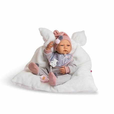 Bébé poupée Berjuan New Born Gris 45 cm