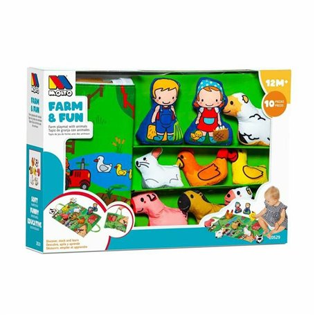 Tapis de jeu Moltó Farm and Fun Métal Plastique