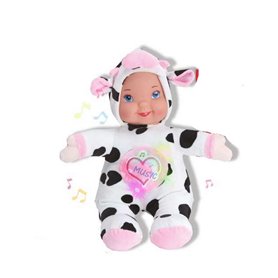 Bébé poupée Reig Peluche musicale 35 cm Vache