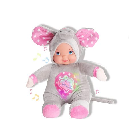 Bébé poupée Reig Peluche musicale 35 cm Eléphant