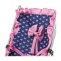 Poussette pour poupées Reig Parapluie Bleu Rose Pois