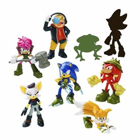 Ensemble de Figurines Sonic 8 Unités 6,5 cm