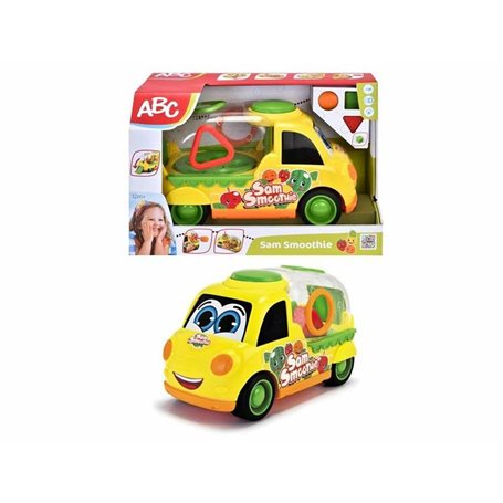 Véhicule Smoby ABC Sam Smoothie Fourgonnette Jaune 30 cm