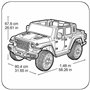 Voiture électrique pour enfants Feber Rubicon  12 V Jeep