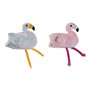 Jouet Peluche DKD Home Decor Blanc Rose Enfant Flamant rose 34 x 25 x 