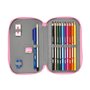 Trousse Scolaire avec Accessoires Barbie Girl Rose (12.5 x 19.5 x 4 cm