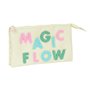 Trousse Fourre-Tout Triple Glow Lab Magic flow Beige 22 x 12 x 3 cm