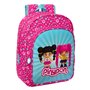 Cartable Pinypon Bleu Rose 26 x 34 x 11 cm