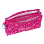 Trousse Fourre-Tout Double Pinypon Bleu Rose 22 x 12 x 3 cm