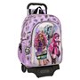 Cartable à roulettes Monster High Best boos Lila 33 x 42 x 14 cm