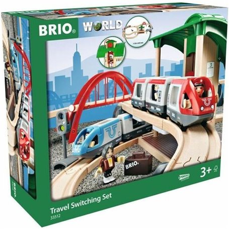 Set de construction Brio Travelers Platform Tour Multicouleur 42 Pièce