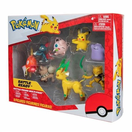 Figurine daction Pokémon Pikachu, Sneasel, Magikarp, Abra, Rockruff, D